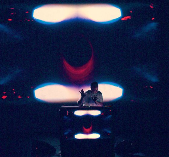 Control System Interference performance at 404 Festival, close camera view